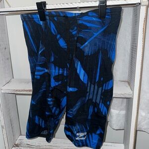 Speedo Blue and Black Swim Shorts